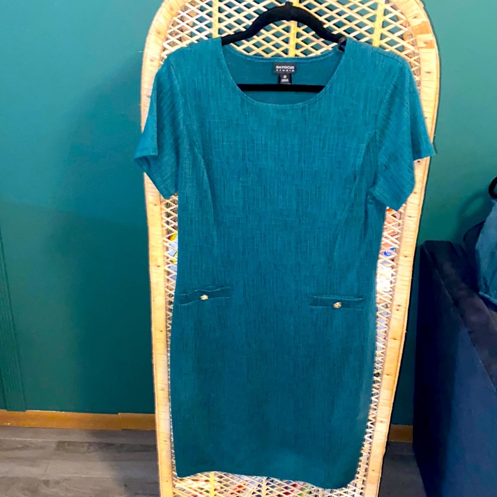 Dark green dress